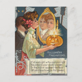 Halloween-försiktighetsåtgärder Vykort