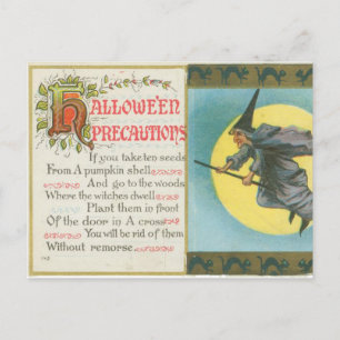 Halloween Försiktighetslösning, Vintage Vykort