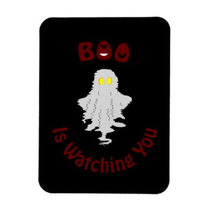 Halloween Foto Magnet Boo iakttar dig