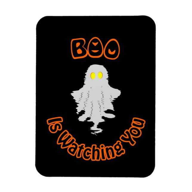 Halloween Foto Magnet | Boo ser dig (Vertikal)