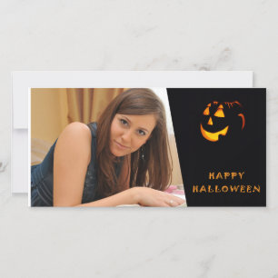 Halloween-fotokort för Anpassningsbar Julkort