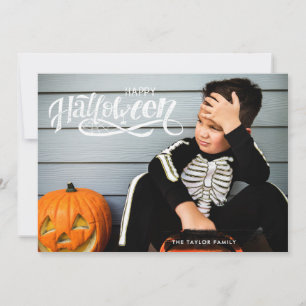 Halloween-fotokort Spooktaculärt skript