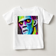 Halloween Frankenstein Baby T-Shirt