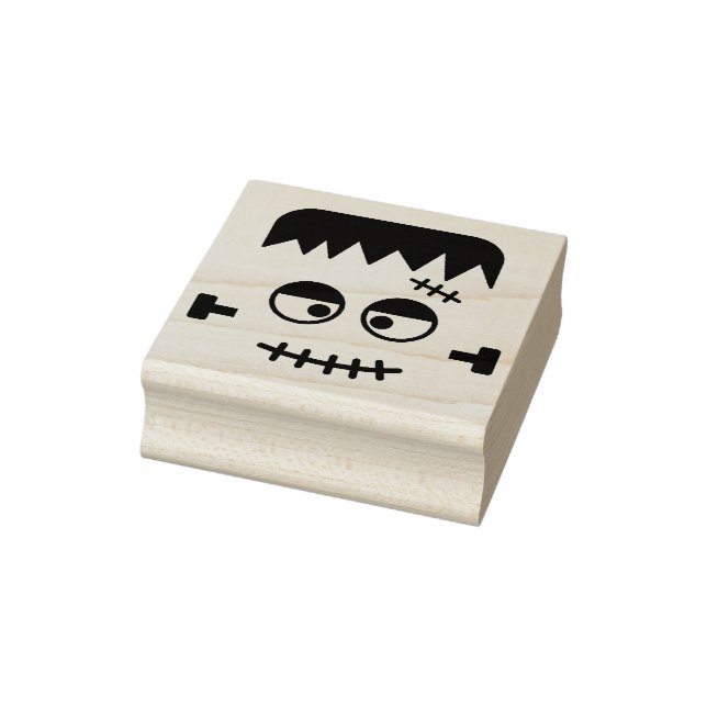 Halloween Frankenstein-inbjudan eller kort Stämpel (Stämpel)