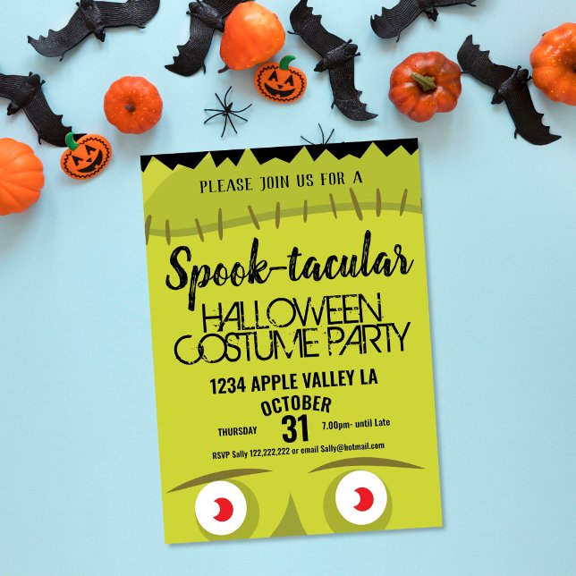 halloween Frankenstein monster kostymfest Poster (Skapare uppladdad)