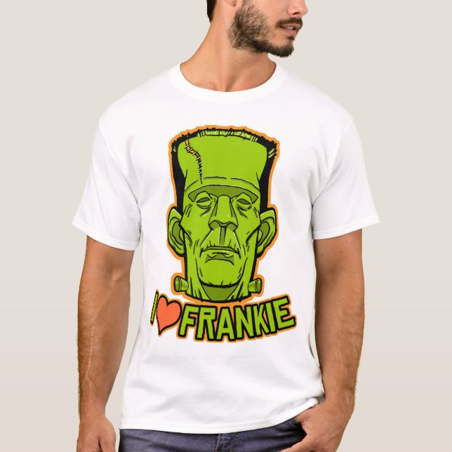 Halloween Frankenstein RingerT-tröja Tröja (Framsida)