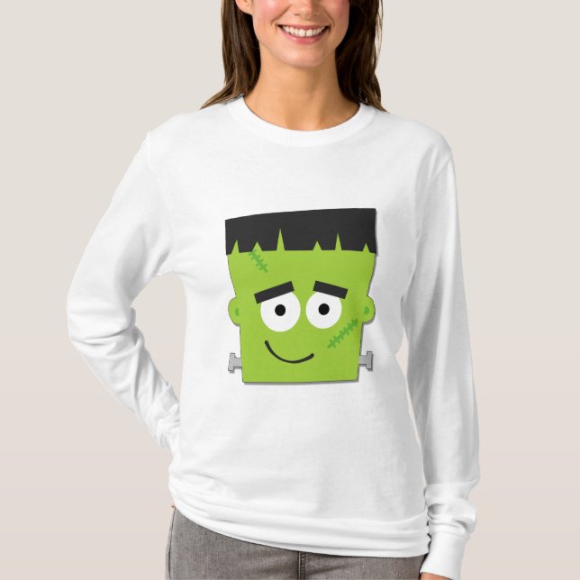 Halloween Frankenstein T-tröja och gåvor T Shirt (Framsida)