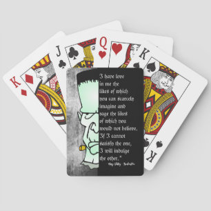 Halloween Frankensteins Monster Kärlek och Rage Casinokort