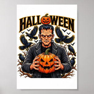 Halloween Frankensteins monster Poster