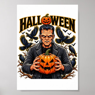 Halloween Frankensteins monster Poster