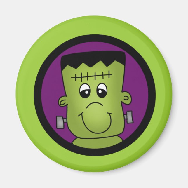 Halloween Frankie Tshirts och Gifts Magnet (Framsidan)