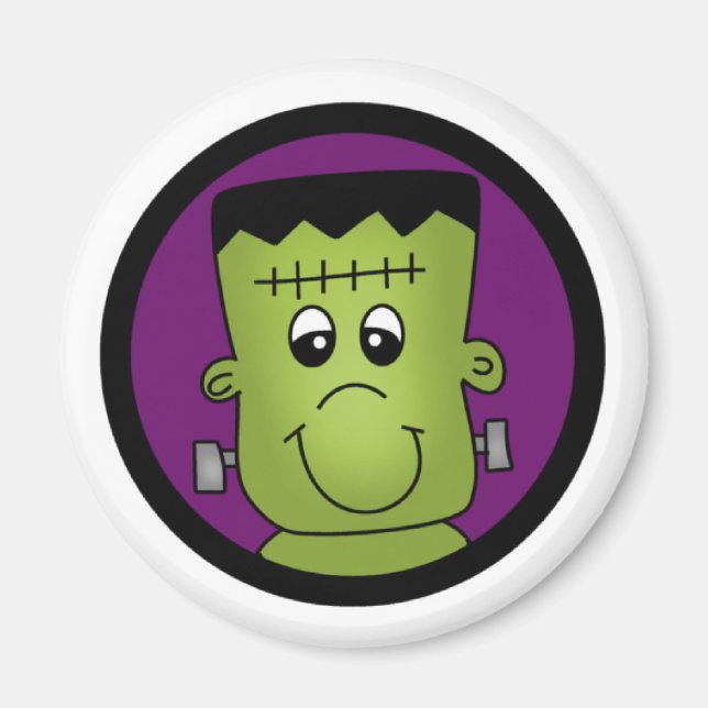 Halloween Frankie Tshirts och Gifts Magnet (Framsidan)