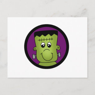 Halloween Frankie Tshirts och Gifts Vykort