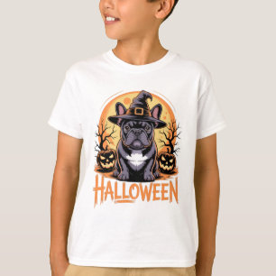 Halloween-Fransk Bulldog-utrustning med beck och h T Shirt