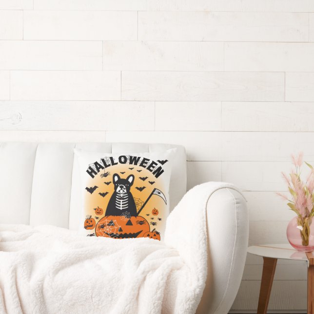 Halloween Frenchie Kudde (Soffa)