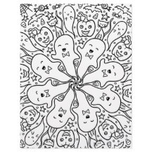 Halloween Friends Coloring Page