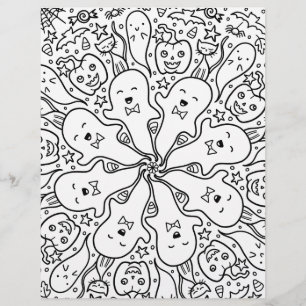 Halloween Friends Coloring Page