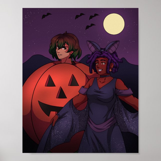 Halloween Friends Poster (Framsidan)