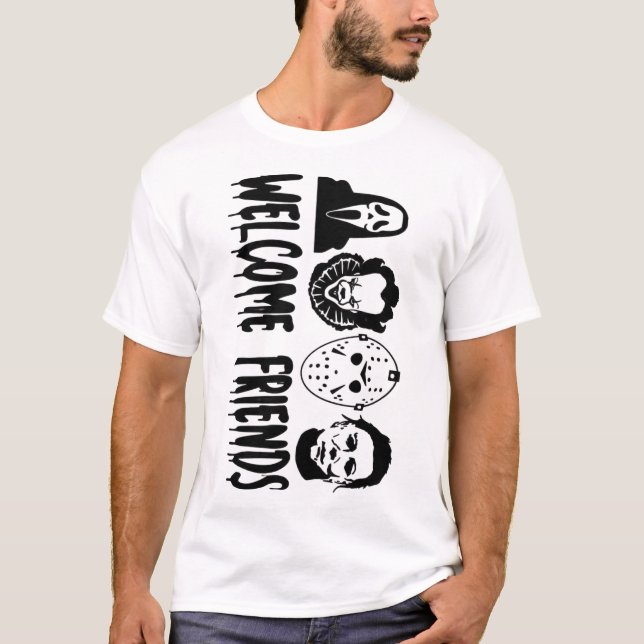 Halloween Friends T-Shirt (Framsida)