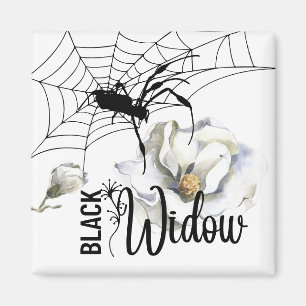 Halloween Frimärke Collection ’Black Widow’ Magnet