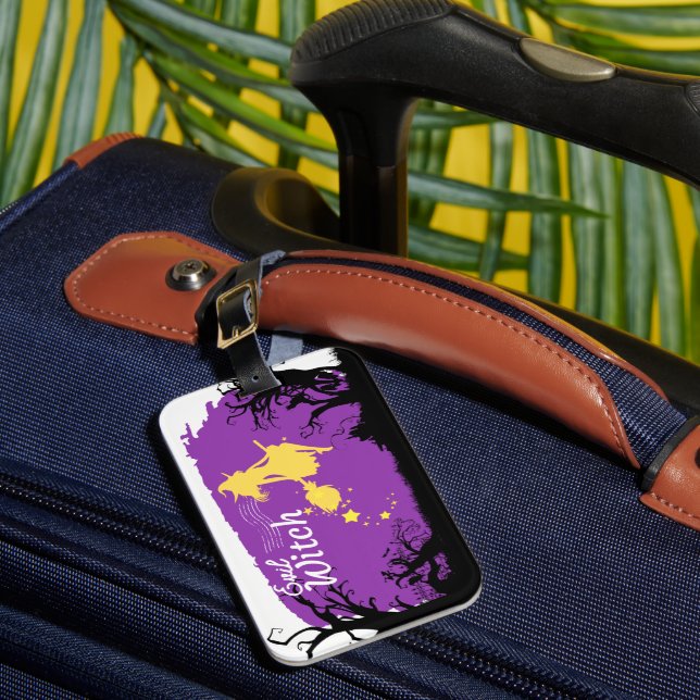 Halloween Frimärke Collection ’Evil Witch’ Bagagebricka (Framsida Insitu 1)