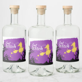 Halloween Frimärke Collection ’Evil Witch’ Spritflaskor Etikett