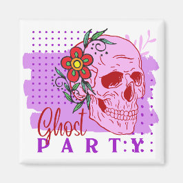 Halloween Frimärke Collection ’Ghost party’ Magnet