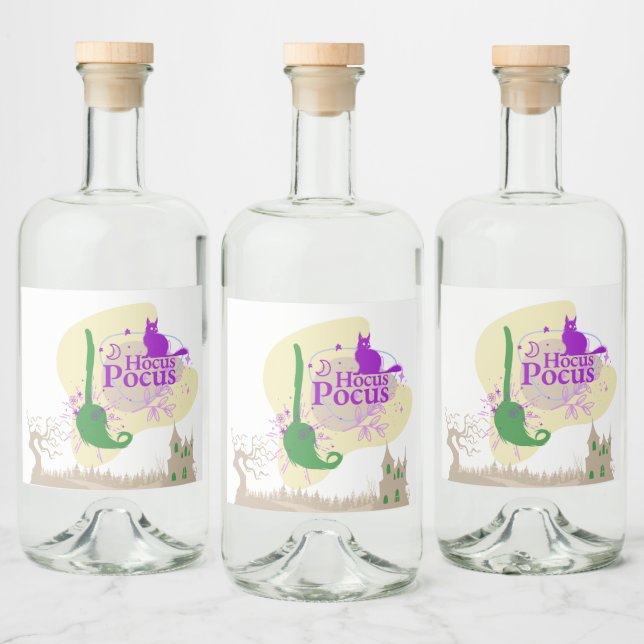Halloween Frimärke Collection ’Hocus Pocus’ Spritflaskor Etikett (Flaskor)