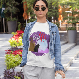 Halloween Frimärke Collection ’Howling Natt’ T Shirt