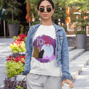 Halloween Frimärke Collection ’Howling Natt’ T Shirt