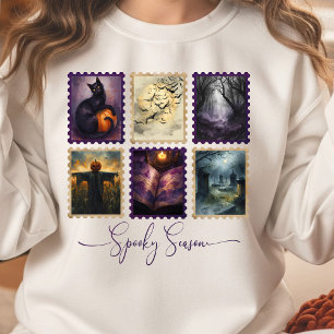Halloween Frimärke Collection Sweatshirt T Shirt