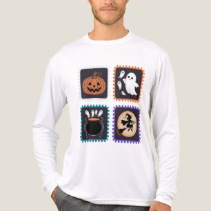 Halloween Frimärke Embroidery Design - Pumpkin, Gh T Shirt