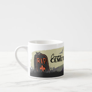 Halloween Frimärke-samlingen "Creepy Cemetery" Espressomugg