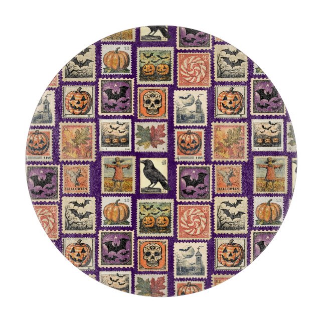 Halloween frimärkesmönster (Framsidan)