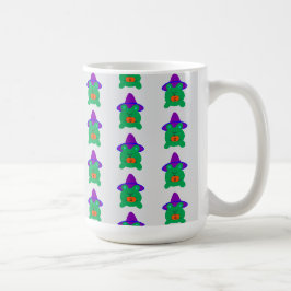 Halloween Frog Witch Kaffemugg