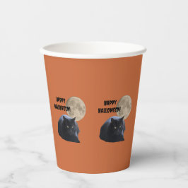 Halloween Full Moon Black Cat