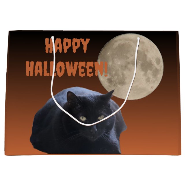 Halloween Full Moon Black Cat (Framsidan)