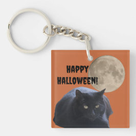 Halloween Full Moon Black Cat