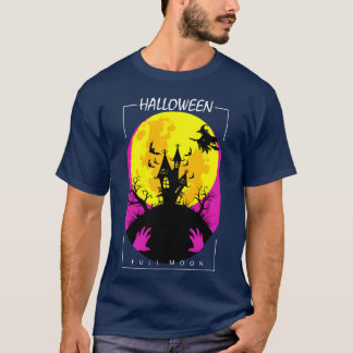 Halloween Full Moon Horror Halloween Costume Gifts T Shirt