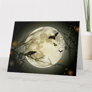 Halloween Full Moon Kort
