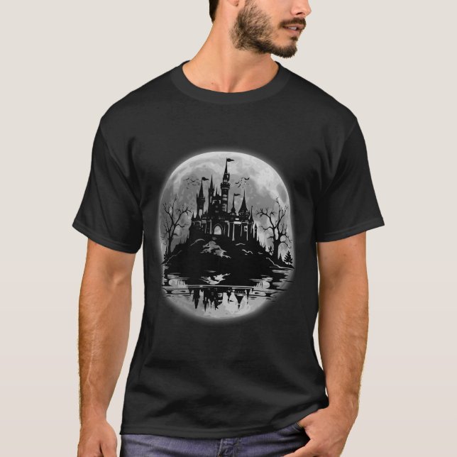 Halloween Full Moon T Shirt (Framsida)