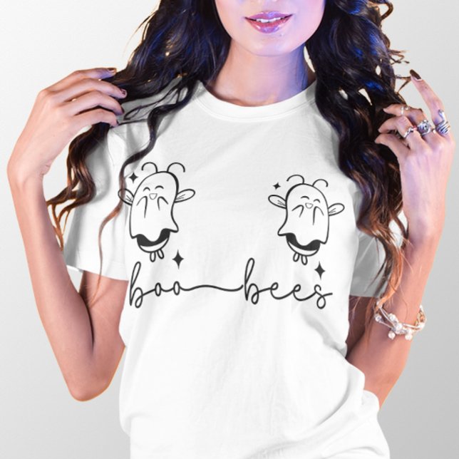 HALLOWEEN FUNNY BOO-BEES CUTE SPÖKEN T-Shirt (Skapare uppladdad)