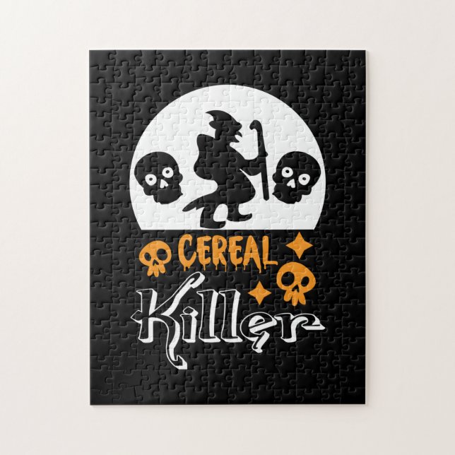 Halloween Funny Cereal Birthday Pussel (Vertikal)