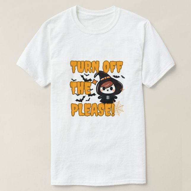 Halloween Funny-citattecken T Shirt (Design framsida)