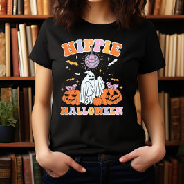 HALLOWEEN FUNNY DISCO GHOST HIPPIE HALLOWEEN T SHIRT