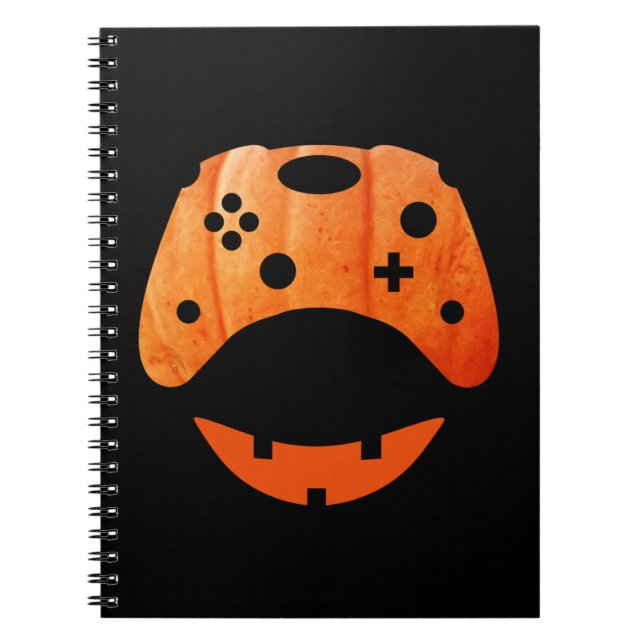 HALLOWEEN FUNNY GAMER ANTECKNINGSBOK (Framsidan)