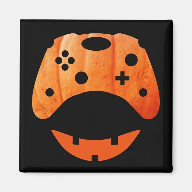 HALLOWEEN FUNNY GAMER MAGNET (Framsidan)