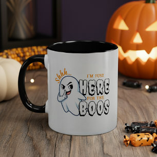 Halloween Funny Ghost Pun Bara här för Boos Mugg