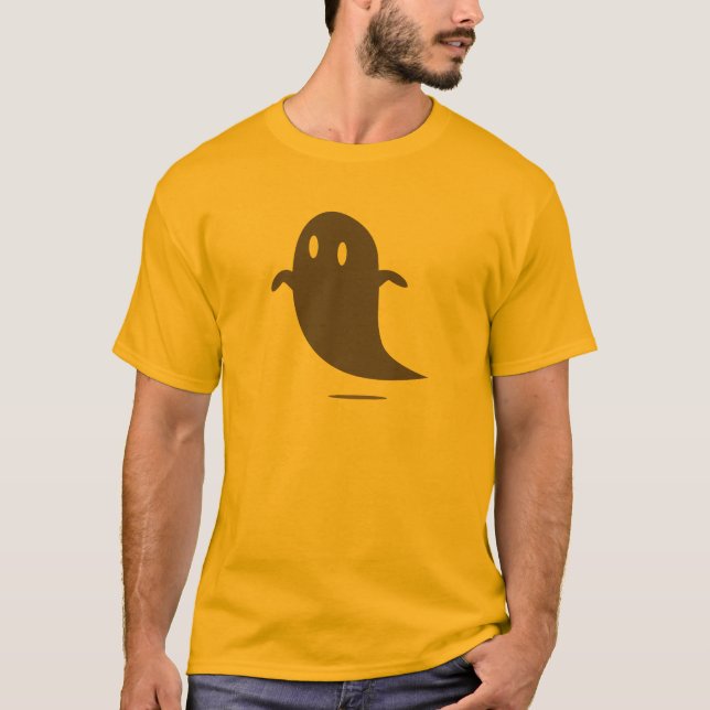 Halloween Funny Ghost Shirt Tee Shirt (Framsida)