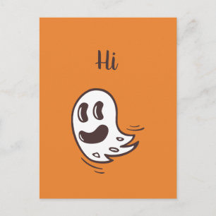 Halloween Funny Ghost vykort
